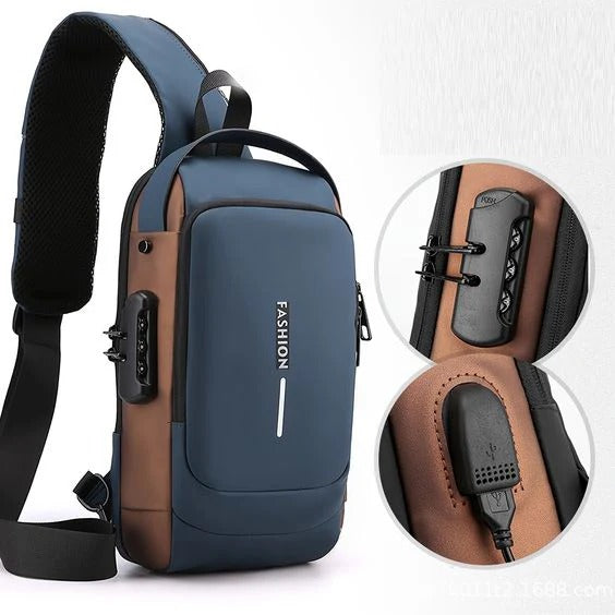 Orbital SecurePack - Morral Antirrobo Con Usb Y Clave